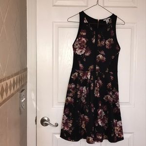Black Floral Dress